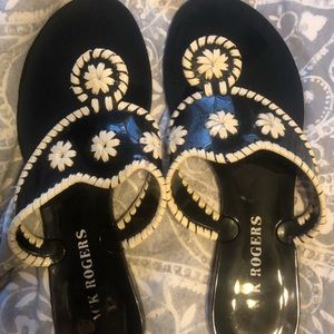 Black Jelly Jack Rogers